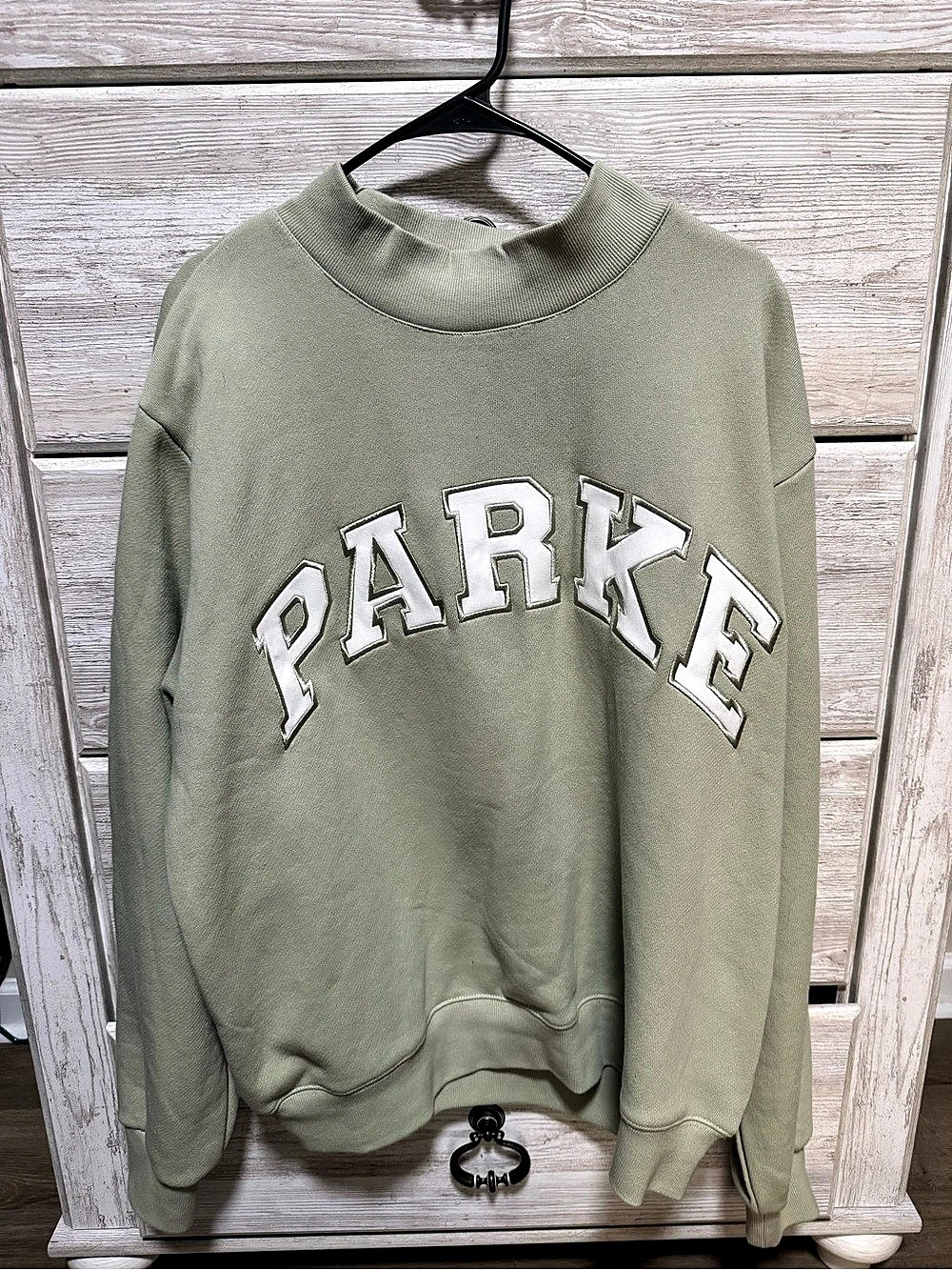 Parke Varsity Mockneck Sweatshirt Green